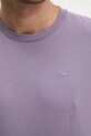 Βαμβακερό μπλουζάκι Hollister Co. KI324.5148.630 μωβ