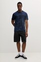 Βαμβακερό μπλουζάκι Tommy Hilfiger MW0MW38933 σκούρο μπλε SS25