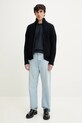 Βαμβακερό μπλουζάκι Dickies DK0A4YAIDNX1 σκούρο μπλε SS25
