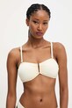 Bikini top Answear Lab χωρίς μεταλλικές μπανέλες κίτρινο hwb212.G.w54.flk