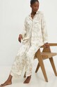 Πιτζάμα Answear Lab ύφασμα μπεζ 4261..cdb