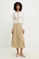 Βαμβακερή ζακέτα Answear Lab LKC.364LELOA.ums μπεζ WW25