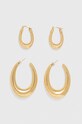 Σκουλαρίκια Answear Lab 2-pack 2-pack χρυσαφί m23ke169.m23ke205.FKK