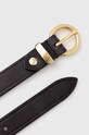 Δερμάτινη ζώνη Answear Lab 795.cms μαύρο WZ24