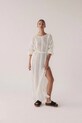 Φόρεμα παραλίας MUUV. sukienka.dl.AU.CROCHET μπεζ ZS25