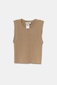 Παιδικό top Twinset 251GJ3404.128.170 μπεζ ZS25